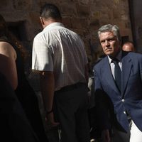 Espartaco en el funeral de Víctor Barrio en Sepúlveda (Segovia)