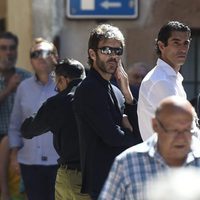 José Tomás en el funeral de Víctor Barrio en Sepúlveda (Segovia)