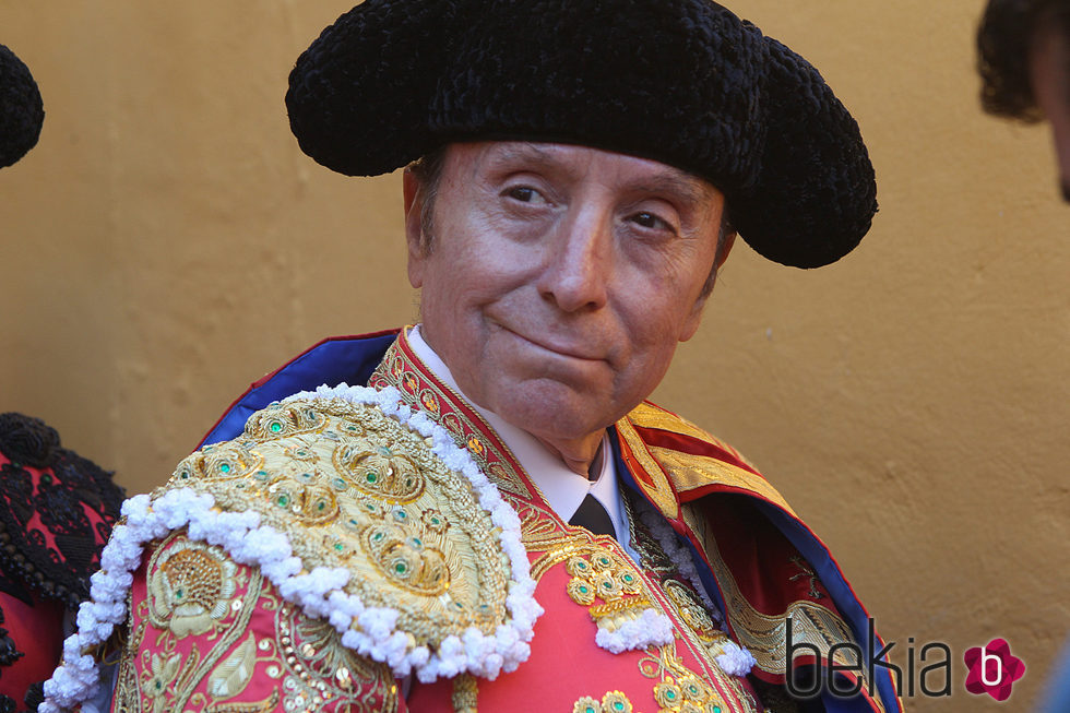 José Ortega Cano en la plaza de toros de Benidorm