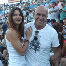 Kiko Matamoros y Makoke en la plaza de toros de Benidorm