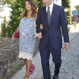 Alessandro Lequio y María Palacios en la boda de Álvaro Rojo y Ana Villarubia