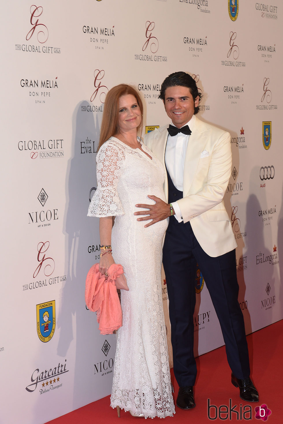 Olivia de Borbón y Julián Porras en la Global Gift Gala 2016 celebrada en Marbella