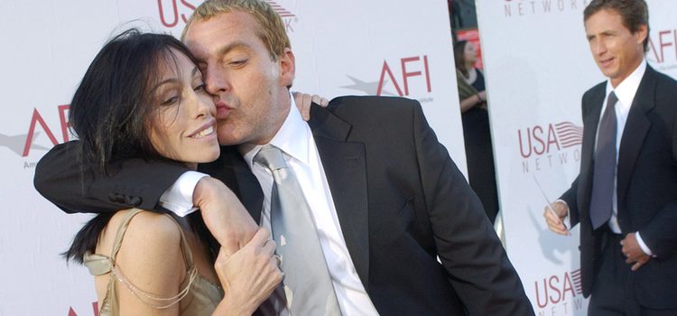 Tom Sizemore con Heidi Fleiss en the American Film Institute's 30st Life Achievement Award