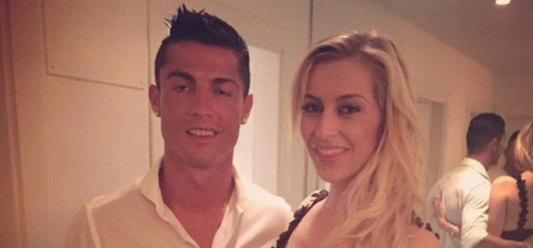 Cristiano Ronaldo y la presentadora alemana Verena Kerth