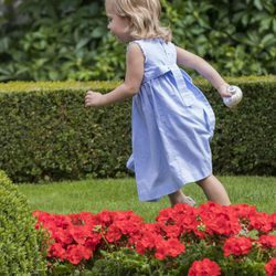 Leonor de Suecia echa a correr durante un posado de verano en Solliden