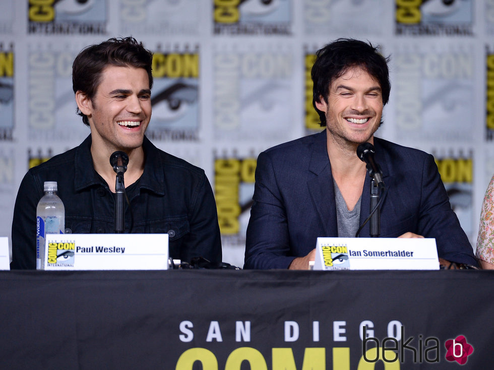 Ian Somerhalder y Paul Wesley en la Comic-Con de San Diego 2016