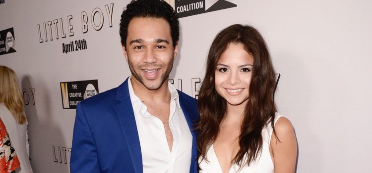 Corbin Bleu y Sasha Clements en la premiere de 'Little Boy'