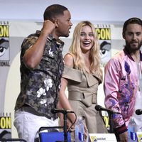 Will Smith, Margot Robbie y Jared Leto en la Comic-Con de San Diego 2016