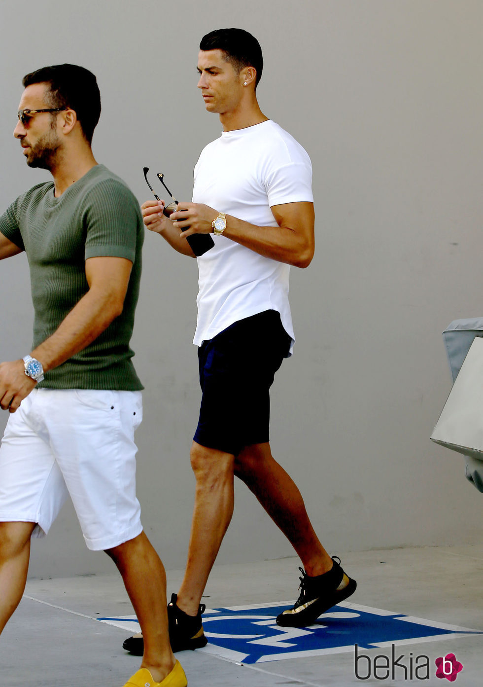 Cristinao Ronaldo de paseo por California