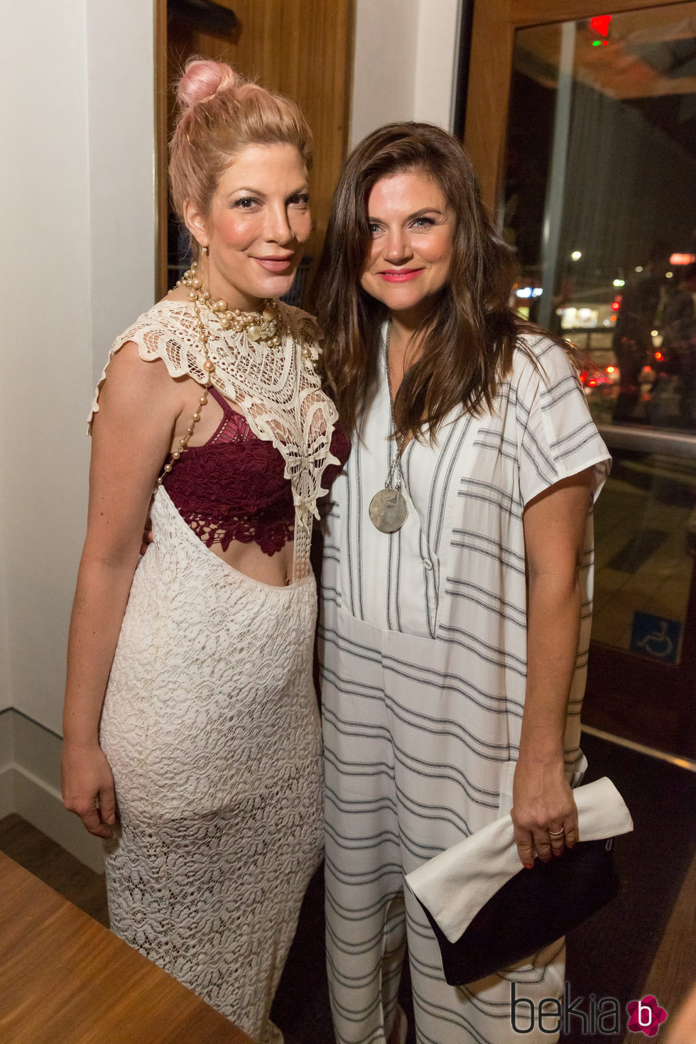 Las actrices Tori Spelling y Tiffani Thiessen