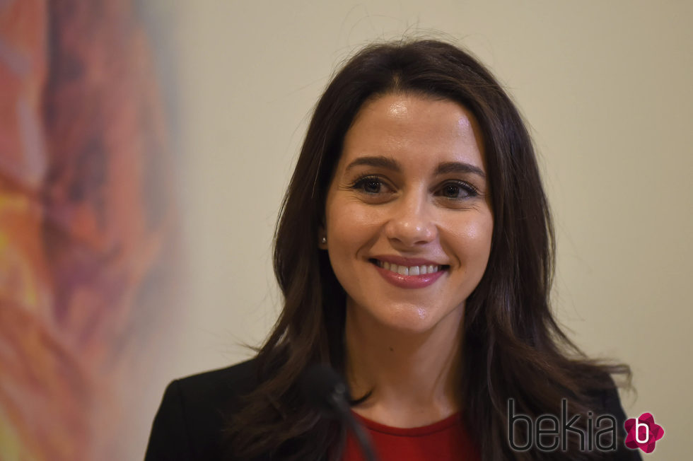 Inés Arrimadas durante un acto en el club 