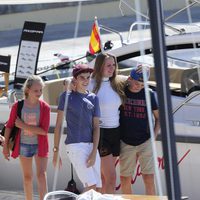 Irene, Pablo y Miguel Urdangarín en un curso de vela en Mallorca