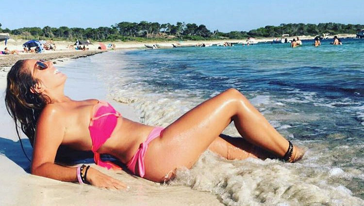 Anabel Pantoja de vacaciones en Mallorca