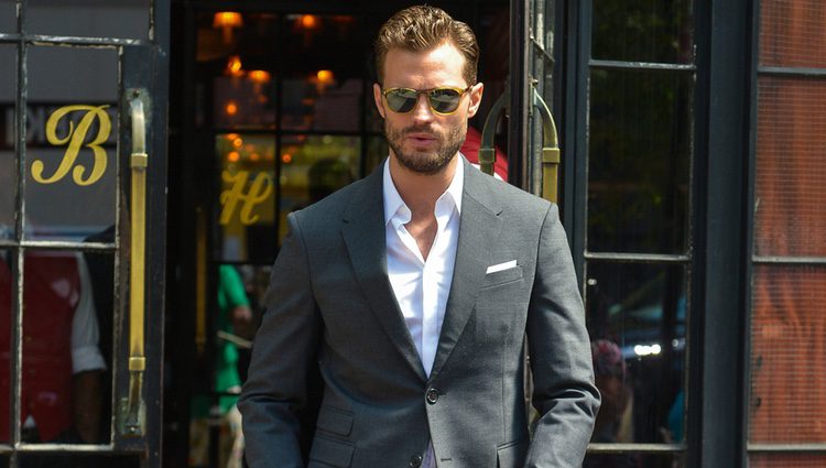 Jamie Dornan presumiendo de elegancia en Nueva York