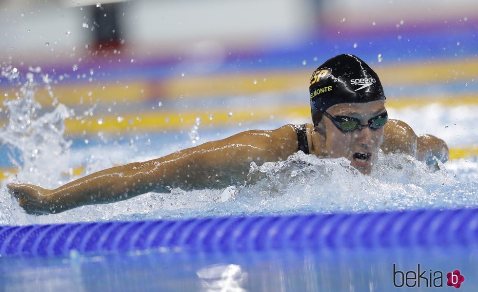 Mireia Belmonte Garcia en la competición de los 400 estilos en los Juegos Olímpicos de Río 2016