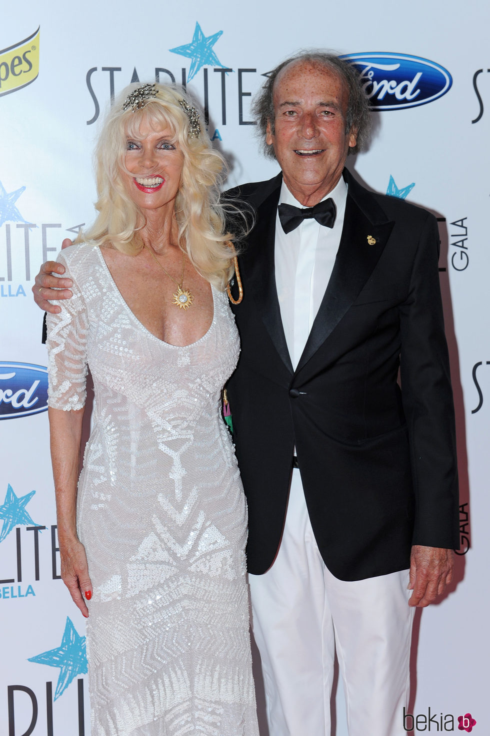 Gunilla Von Bismarck y su marido Luis Ortiz en la Gala Starlite 2016