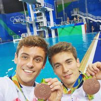 Tom Daley y su compañero Daniel Goodfellow