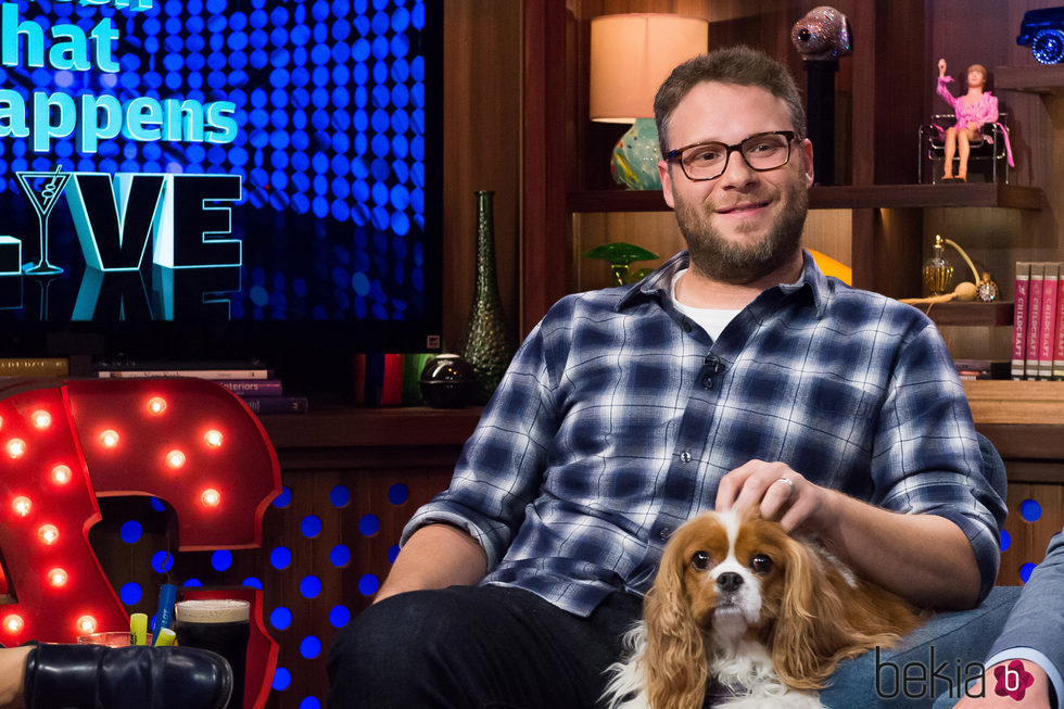 Seth Rogen durante una entrevista