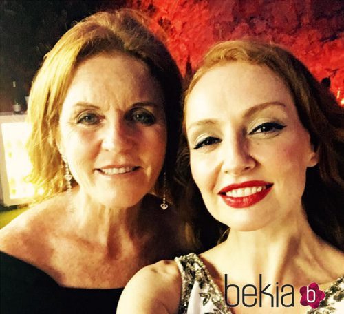 Cristina Castaño y Sarah Ferguson en el Starlite Festival de Marbella