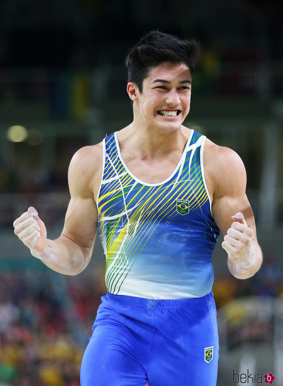 El gimnasta Arthur Mariano