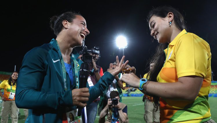 Marjorie Enya e Isadora Cerullo en los Juegos Olímpicos de Río 2016