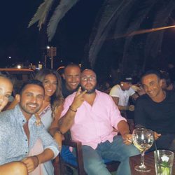 Luis Rollán, Raquel Bollo, Kiko Rivera, Irene Rosales y Anabel Dueñas de fiesta por Ibiza