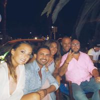 Luis Rollán, Raquel Bollo, Kiko Rivera, Irene Rosales y Anabel Dueñas de fiesta por Ibiza