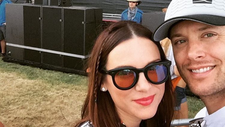 Jensen Ackles y Danneel Harris en el festival Acl