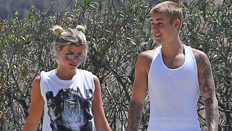 Justin Bieber en compañía de Sofia Richie