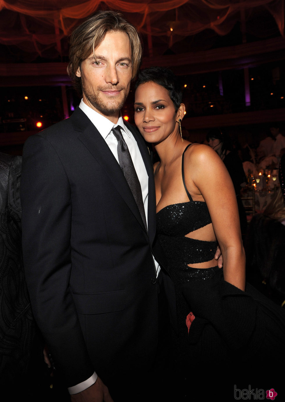 Halle Berry y Gabriel Aubry en el evento Keep A Child Alive's en 2009