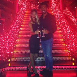 Tamara Gorro y Ezequiel Garay celebrando su sexto aniversario de boda