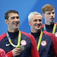 Michael Phelps, Conor Dwyer, Francis Haas y Ryan Lochte en Río 2016