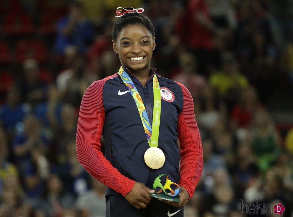 Simone Biles en los Juegos Olímpicos de Río