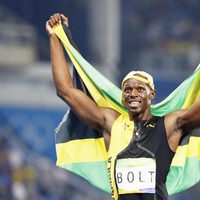 Usain Bolt tras ganar una nueva medalla olímpica de oro en Río 2016