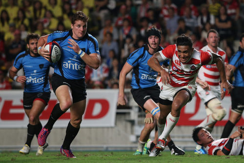 Leandro Leivas durante un partido de rugby