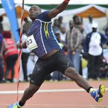 El keniano Julius Yego en uno de sus tiros de jabalina antes de Rio 2016