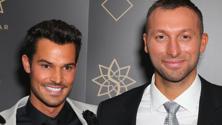 Ian Thorpe y Ryan Channing en un evento