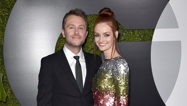 Lydia Hearst y Chris Hardwick  en la fiesta de los premios 'the GQ Men of the Year Party'