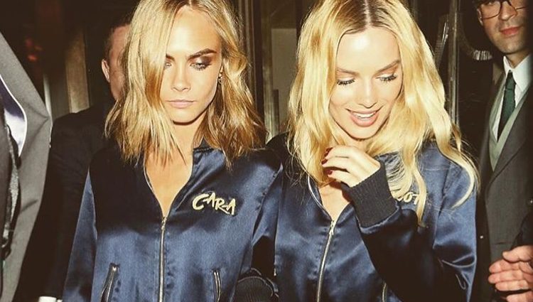 Cara Delevingne y Margot Robbie en Londres