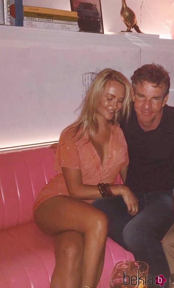 Primera fotografía de Dennis Quaid y Santa Auzina