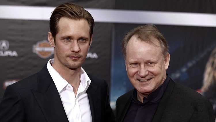 Alexander Skarsgård  con su padre Stellan Skarsgård