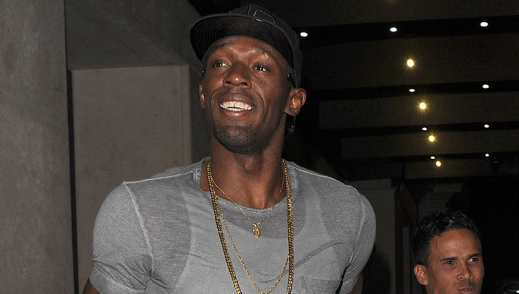 Usain Bolt de fiesta por Londres