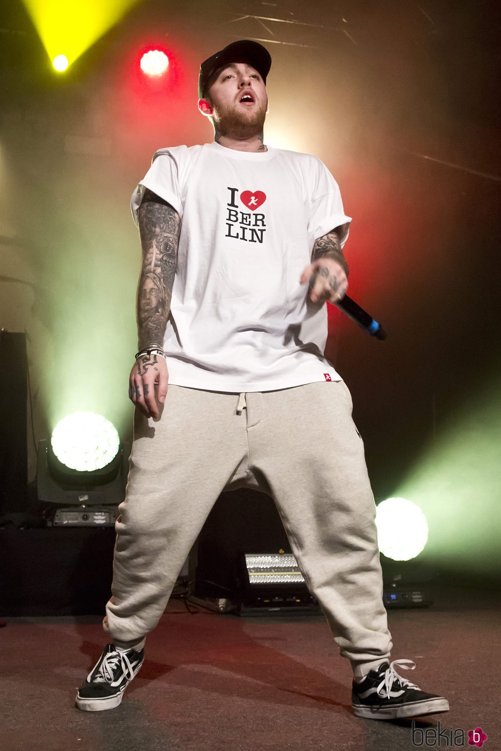 Mac Miller actuando en Berlín