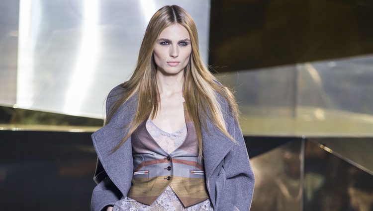 Andreja Pejic desfilando en París