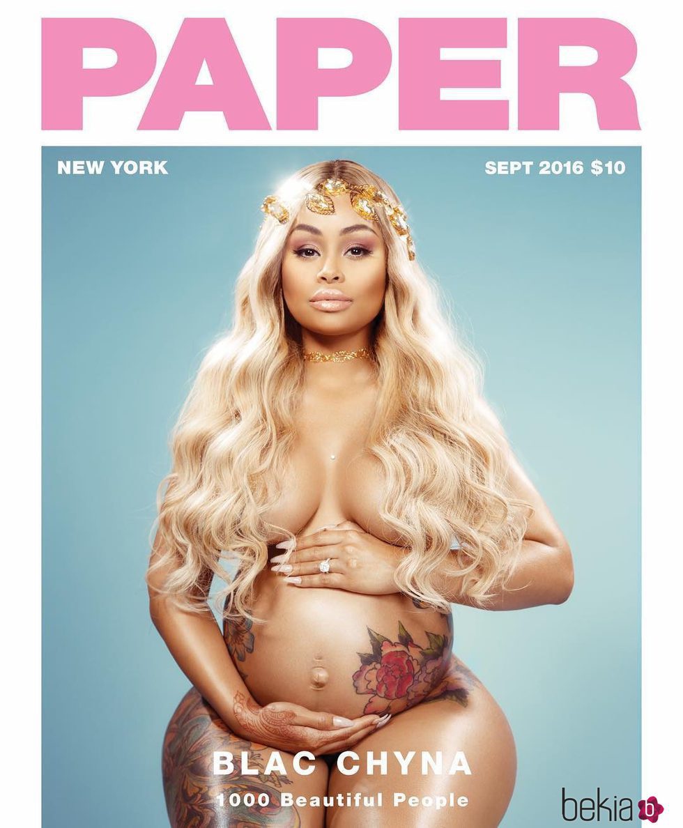 Blac Chyna en la portada de Paper Magazine 