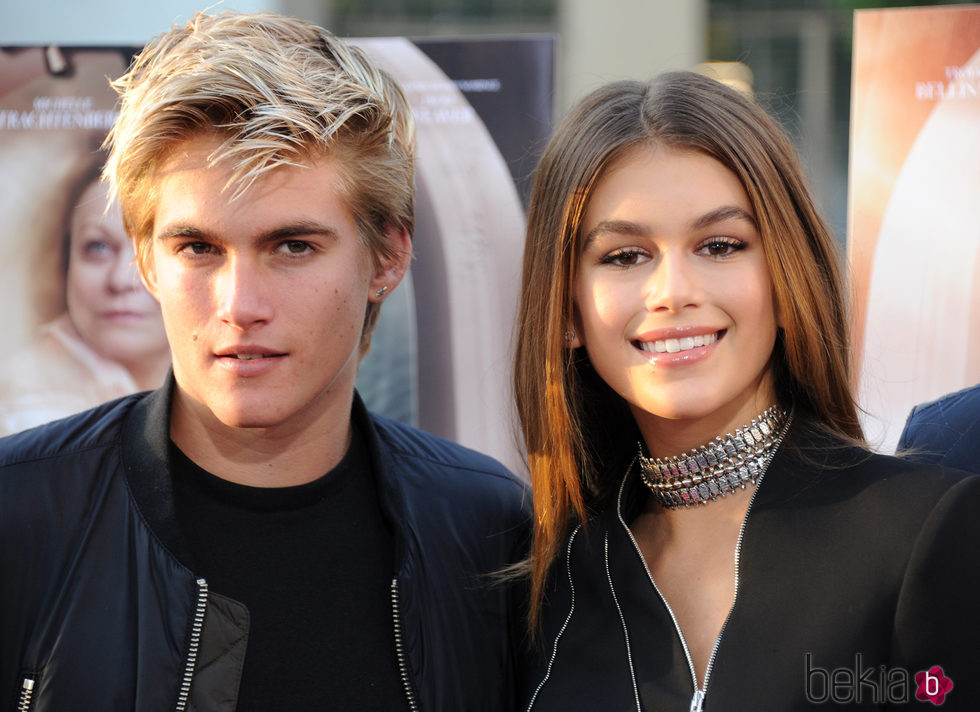 Kaia Gerber y su hermano Presley