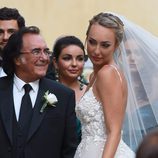 Albano Carrisi en la boda de su hija Carrisi Cristel