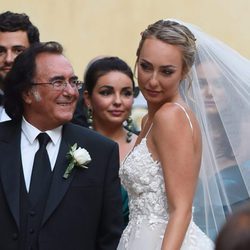 Albano Carrisi en la boda de su hija Carrisi Cristel