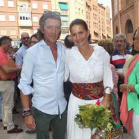 Colate y Samantha Vallejo-Nágera en la corrida de toros en homenaje a Víctor Barrio