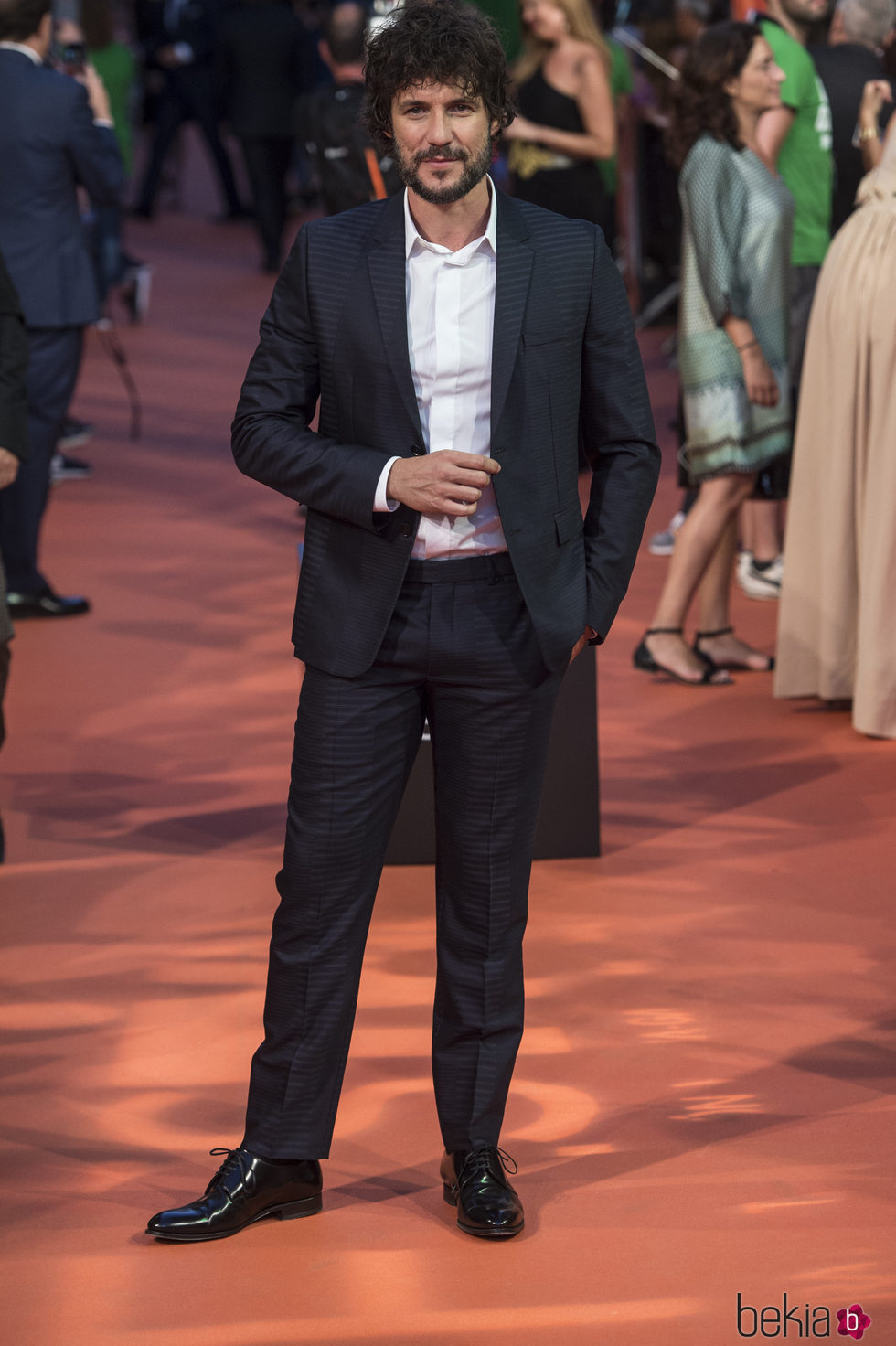 Daniel Grao en la alfombra del estreno de la serie 'La Sonata del silencio' en el Festival de televisión de Vitoria 2016